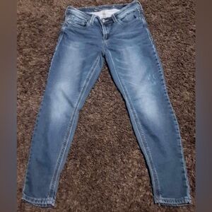 Seven7 Women’s Size 10 Denim Blue Leggings EUC